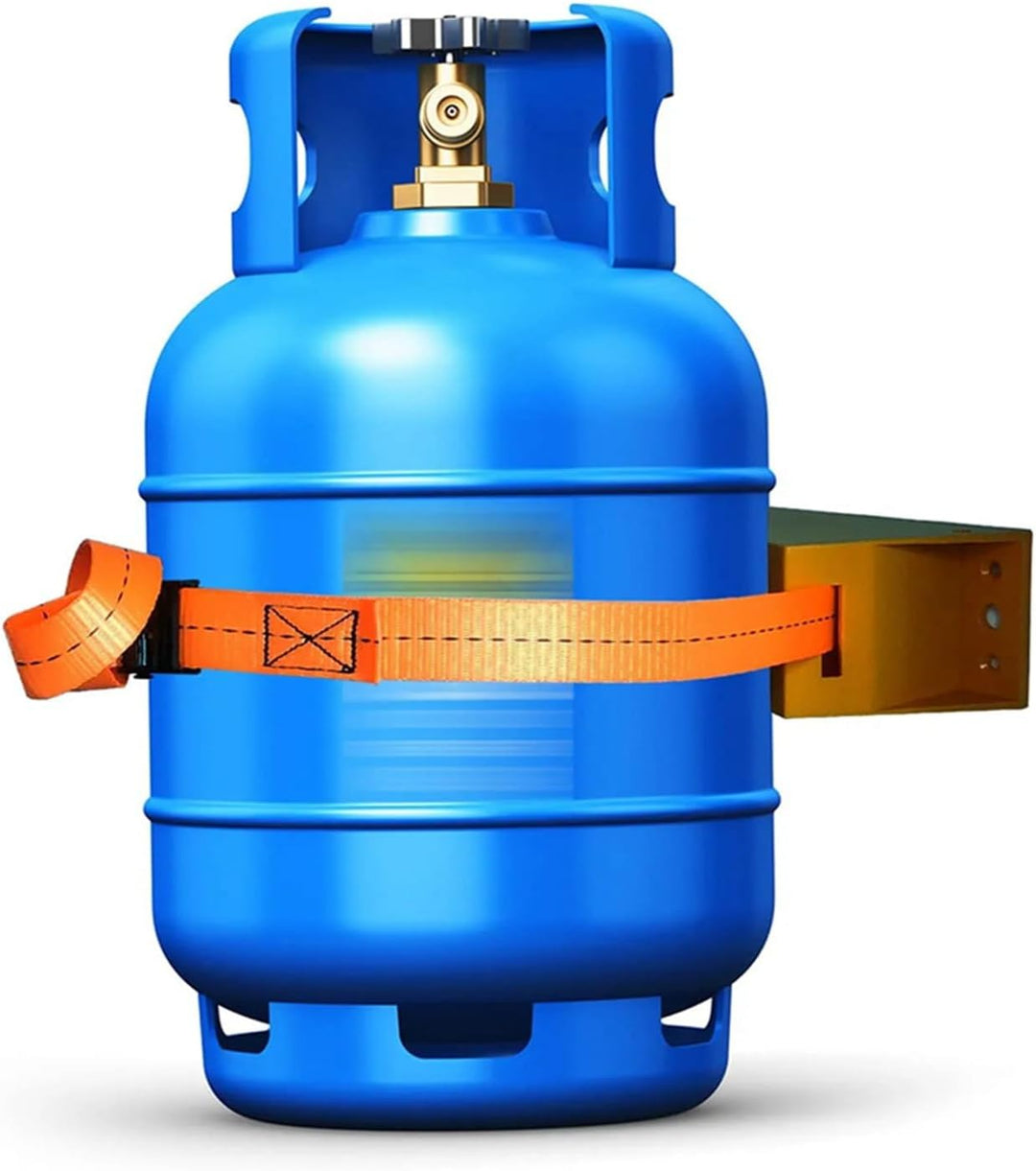 4 STÜCKE Propangasflaschenhalter Zylinder Wandhalterung Gasflaschenhalterung Langlebige ABS- mit Sch