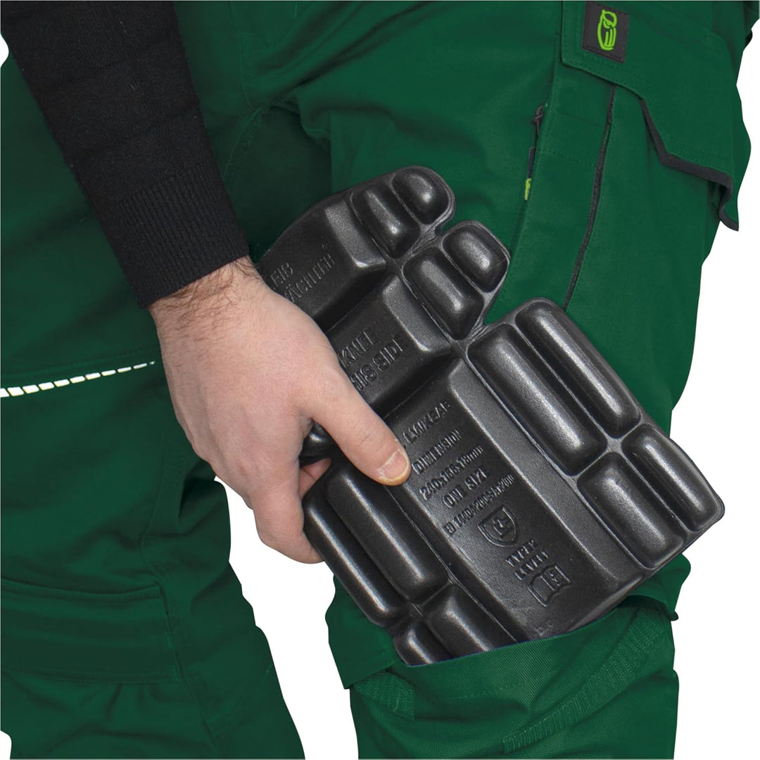 Leib Wächter Flex-Line Workwear Bundhose Arbeitshose mit Spandex (grün/schwarz, 60)