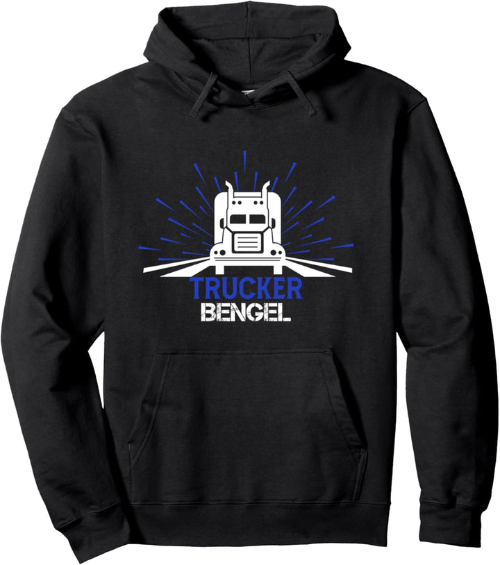 Trucker Bengel, Fernfahrer, Lastwagen, LKW, Trucker Pullover Hoodie