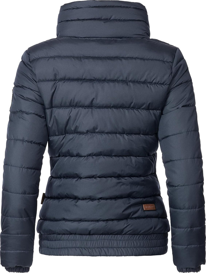 MARIKOO Damen Winter Steppjacke Poison XS-XL XS Blau, XS Blau