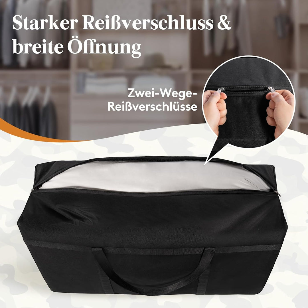 Lifewit 2 Stück 180L Extra grosse Aufbewahrungstasche, 600D Oxford Aufbewahrungstasche Heavy Duty Tr