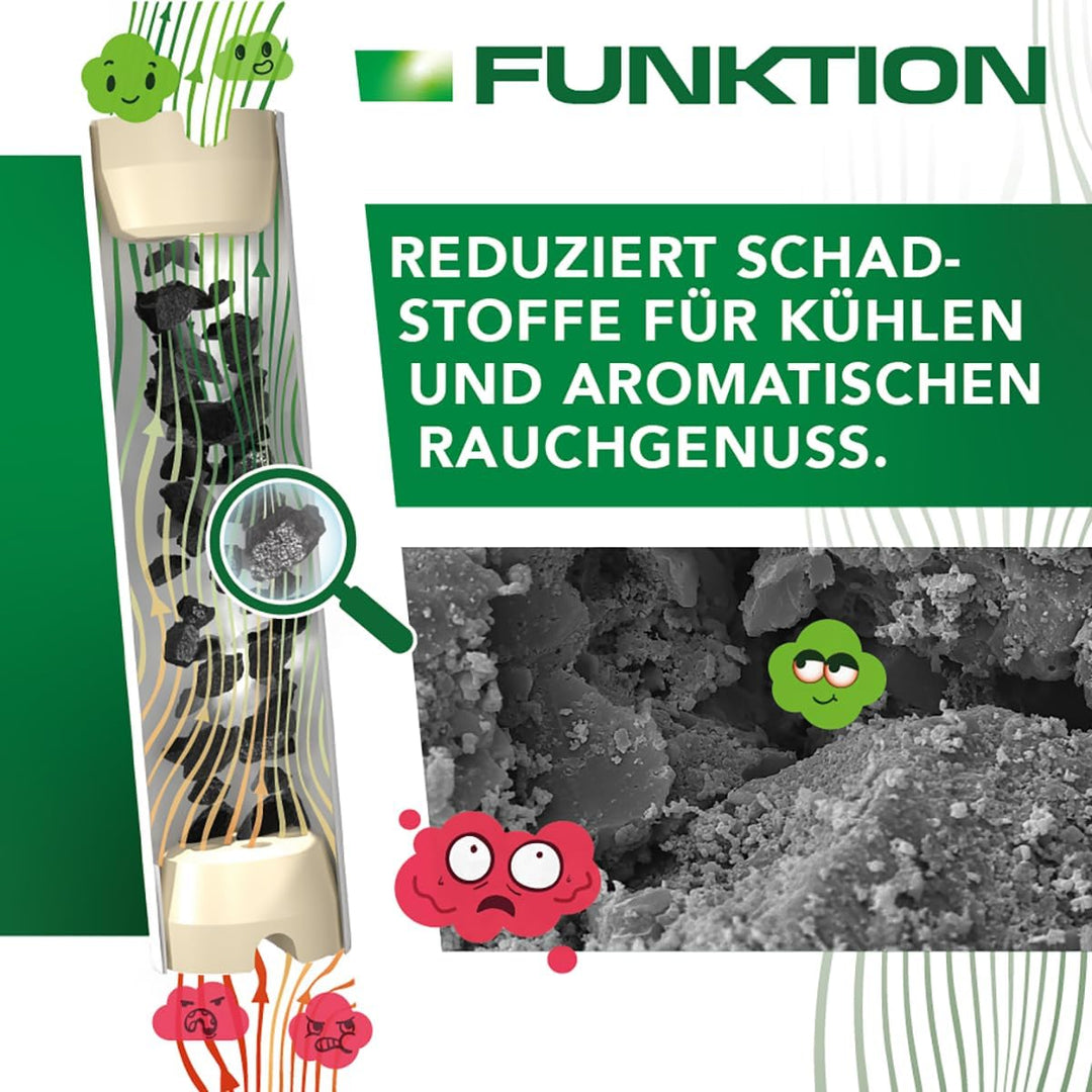 PURIZE® XTRA Slim Size Aktivkohlefilter SET (250er Spezial Set) (weiss), Weiss