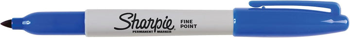 Sharpie Permanent Marker, feine Spitze, sortiert lustige Farben, 24-er Set 24er-Pack Schwarz, 24er-P
