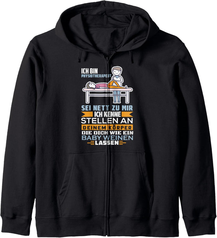 Physiotherapeut Physio Geschenk Physiotherapie Osteopathie Kapuzenjacke