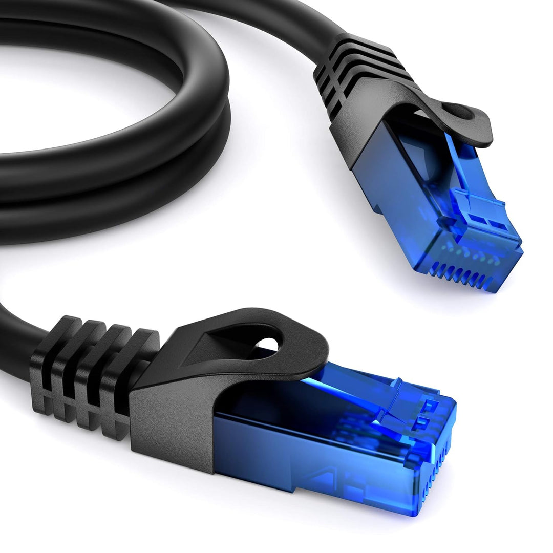 KabelDirekt Netzwerkkabel – Überträgt maximale deutsche Glasfaser-Geschwindigkeit – Netzwerk, Ethern