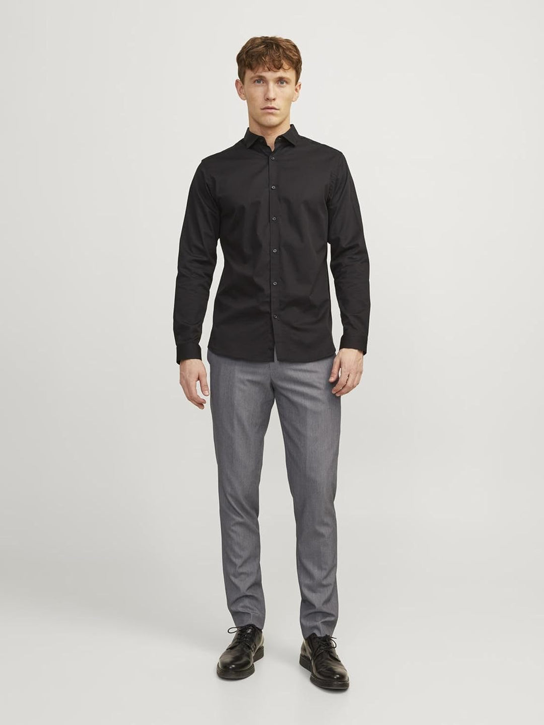 JACK &amp; JONES Herren Jprfranco Pant Noos Anzughose 50 Light Grey Melange, 50 Light Grey Melange