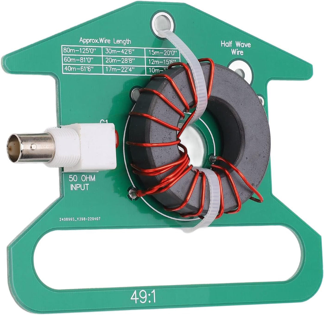 Balun PCB 49:1 Kurzwellen-Tuning-freie Antenne, Breiter Frequenzbereich 5–35 MHz, Einfache Einstellu
