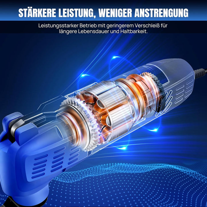Oszillierende Multi-Werkzeuge, 280W 22000 OPM Elektro-Kabel-Multi-Werkzeug, 3 ° Oszillationswinkel,