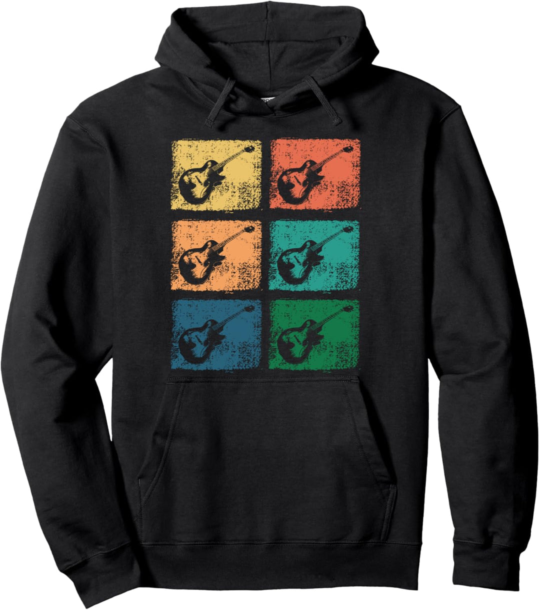 Oberkrainer Retro Gitarre Pullover Hoodie