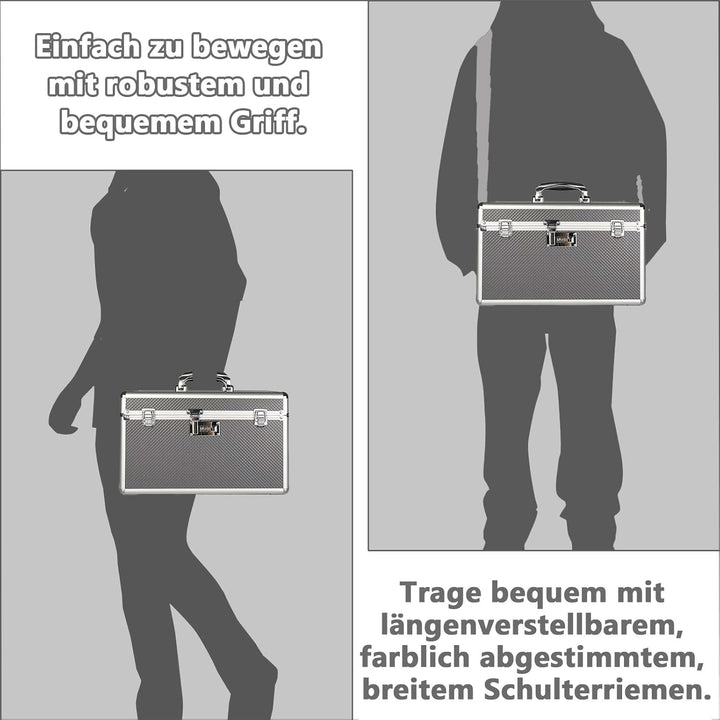 Aufbewahrungsbox mit Zahlenschloss, abschliessbare Medikamentenbox, leere Erste-Hilfe-Box, Sicherhei