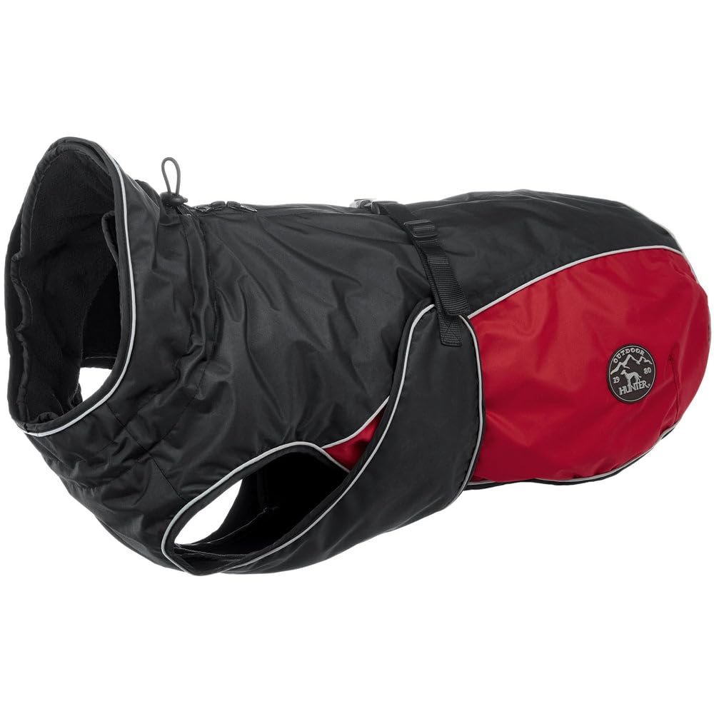 Hunter UPPSALA ALLROUNDER Hundemantel, 2-in1, herausknöpfbares Fleece-Futter, wasserabweisend, 40, a