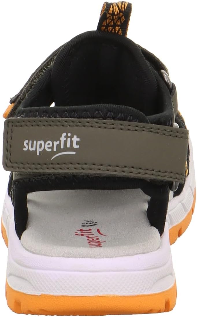 Superfit Jungen Tornado Light Sandale 28 EU Grün Orange 7000, 28 EU Grün Orange 7000