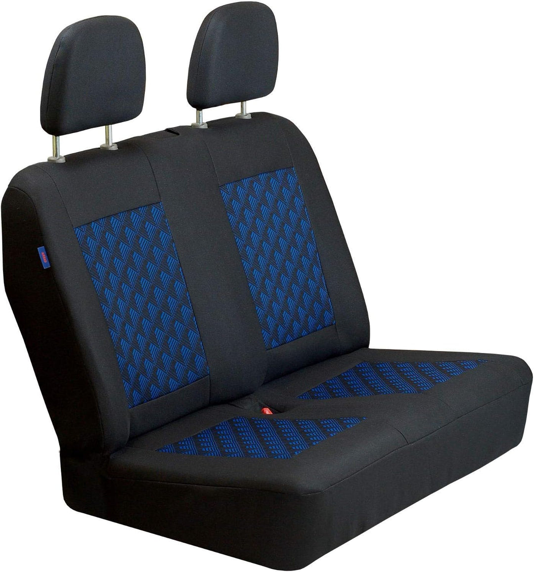 Sprinter Autositzbezug Set 1+2 - Farbe Premium Schwarz-Blaue Effekt 3D