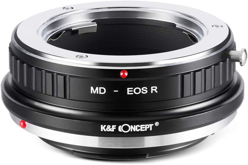 K&amp;F Concept MD-EOS R Bajonettadapter Objektiv Ring für Minolta MD MC Objektiv auf Canon EOS R-Mount