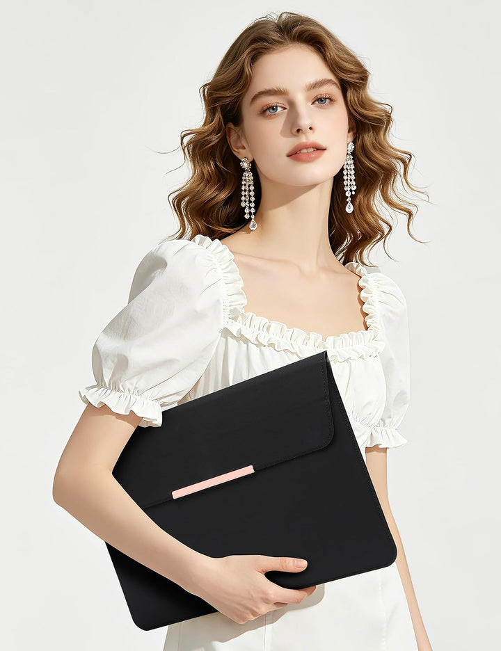 HYZUO 13 Zoll Laptop Hülle Tasche mit Ständer für MacBook Air 13 M5 A3449 M4 M3 M2 M1 2026-2018, Mac
