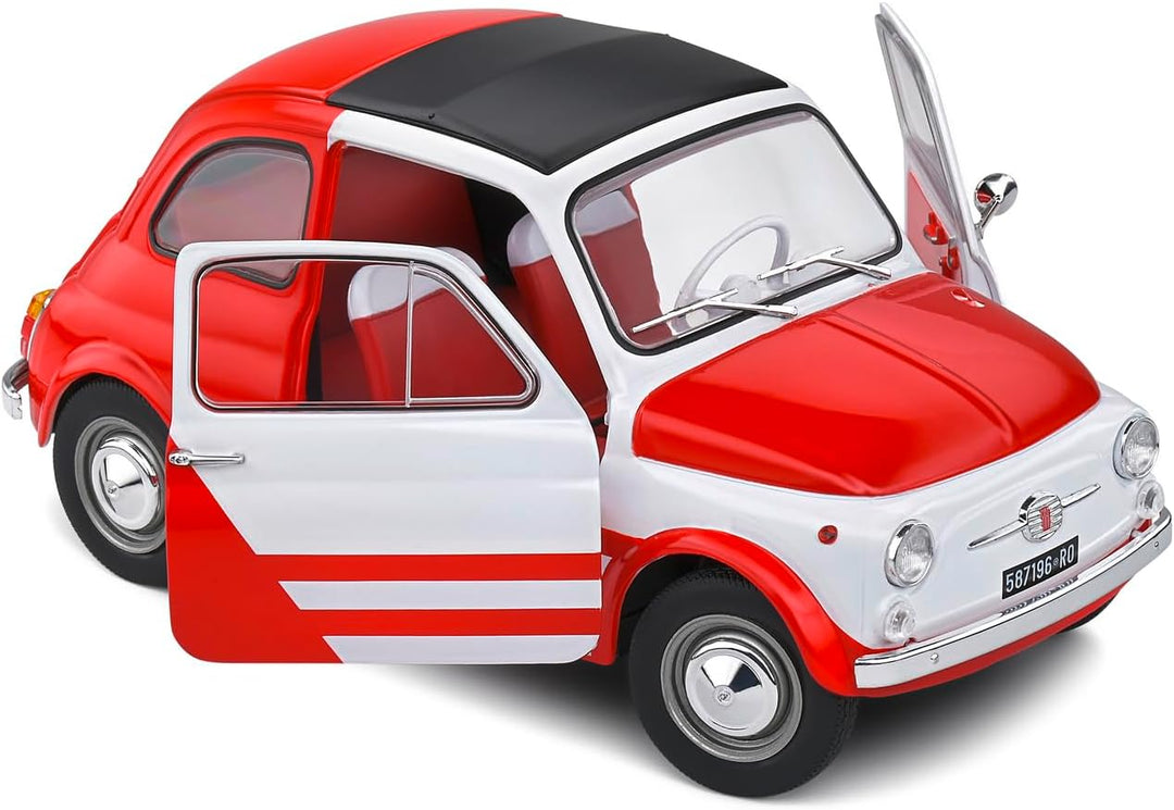 Solido - 1:18 FIAT 500 Robe di Kappa weiss