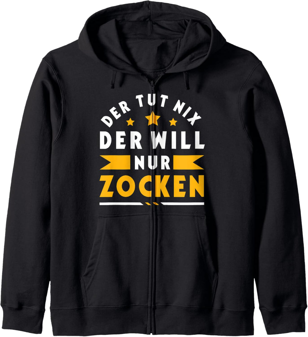 Der tut nix, der will nur zocken! - Gaming, Zocker, Männer Kapuzenjacke