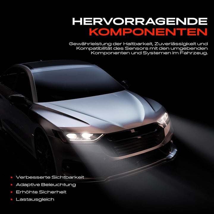 Frankberg Niveausensor Leuchtweiten mit Gestänge Vorderachse Links für Q5 8R 2009-2015 8R0941285E