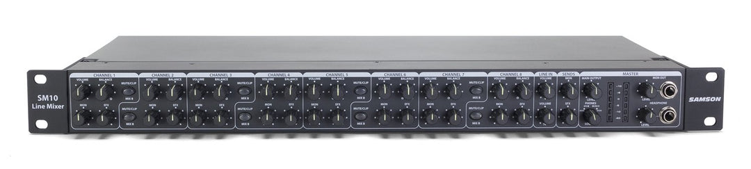 Samson SASM10 10 Channel Rack Mount Line Mixer