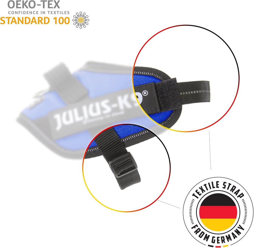 JULIUS K-9 IDC Powergeschirr, Grösse: 2XS / Baby 2, Dunkelpink, 16IDC-DPN-B2