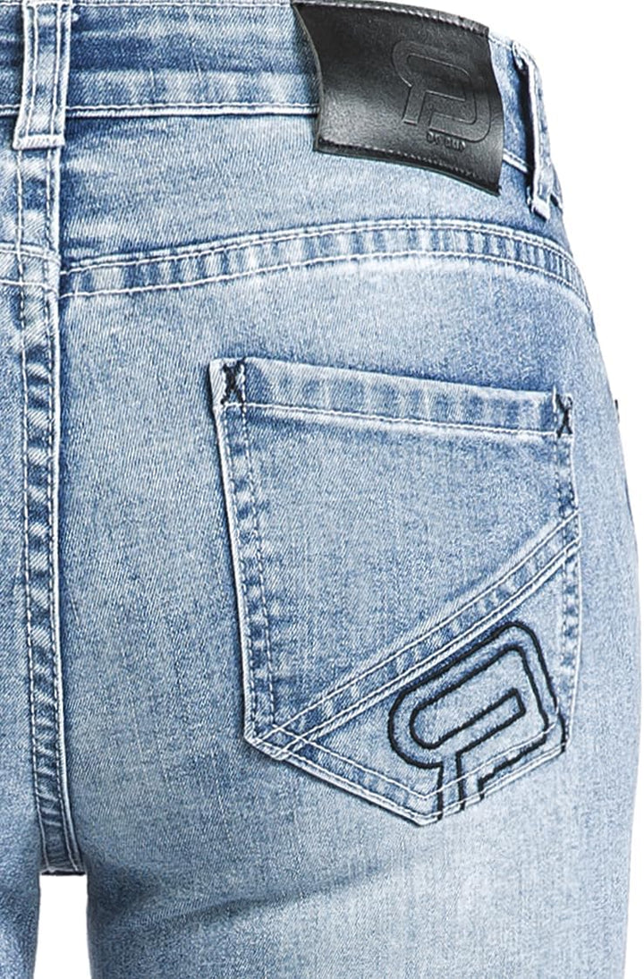 RED by EMP Damen hellblaue Jeans mit Schlag 29W / 32L Blau, 29W / 32L Blau