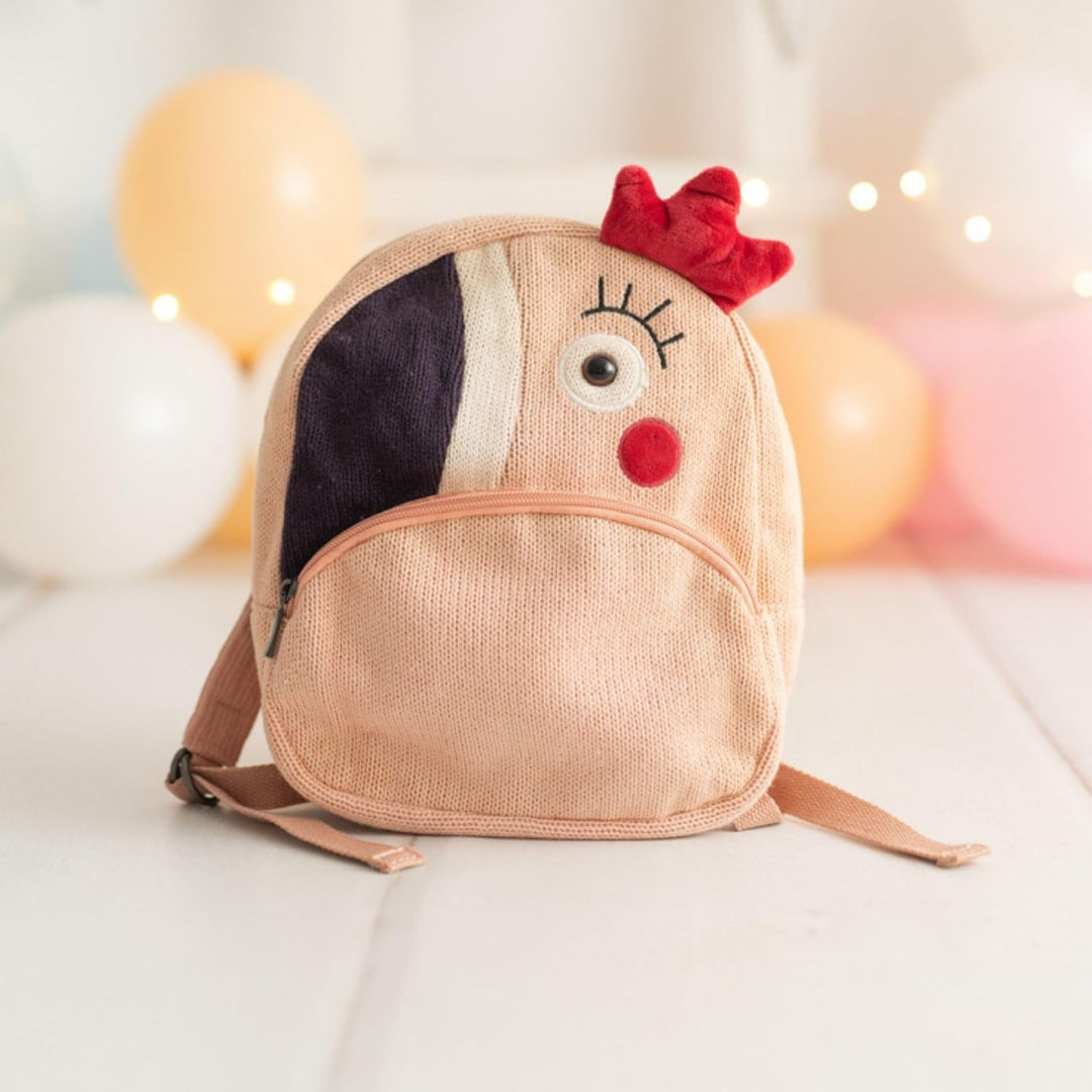 CROCHETTS – Gehäkelter Kinderrucksack Ariel | Baby- &amp; Kinderrucksack aus 100% Naturbaumwolle | Weich