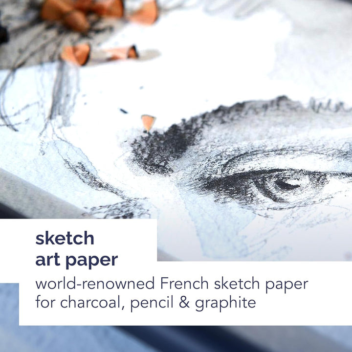 Canson Artist Series Skizzenbuch, Papier, für Bleistift und Kohle, säurefrei, hartgebunden, 29,5 kg,