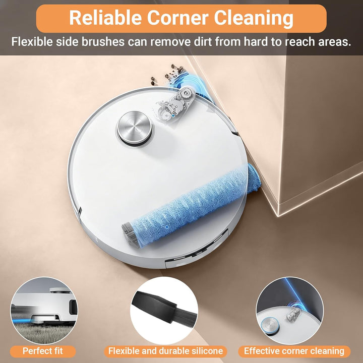 28 Stück Zubehör für Dreame Aqua10 Ultra Roller Complete Saugroboter | 2 Hauptbürsten, 2 Rollen Wisc