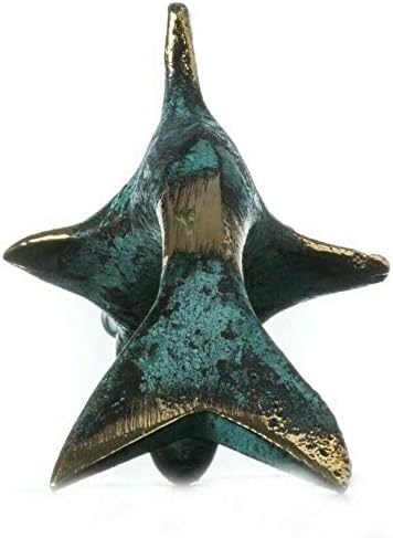 Minoischer Delfin Kreta Knossos Handgemachte Bronze 10.5 cm