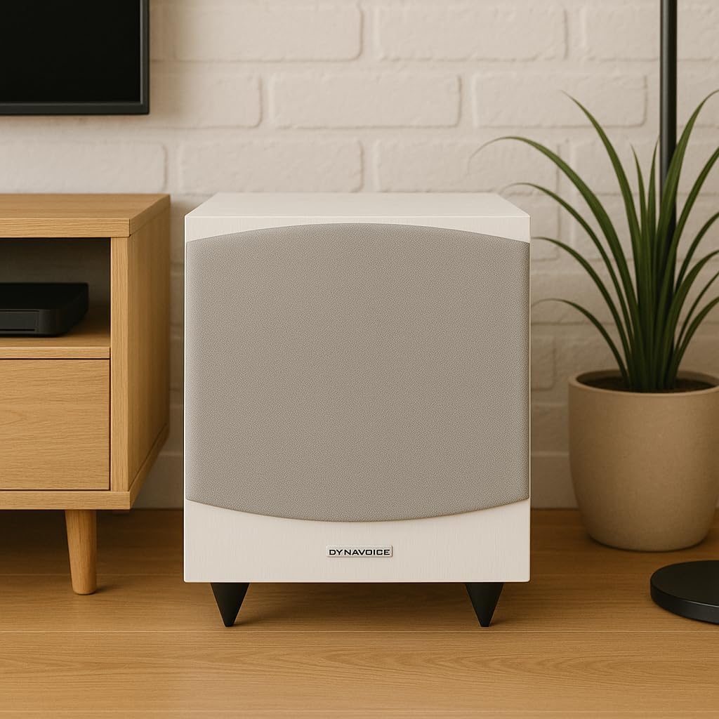 DYNAVOICE Magic MW12 Aktiv-Subwoofer, 30,5 cm (12 Zoll), Weiss