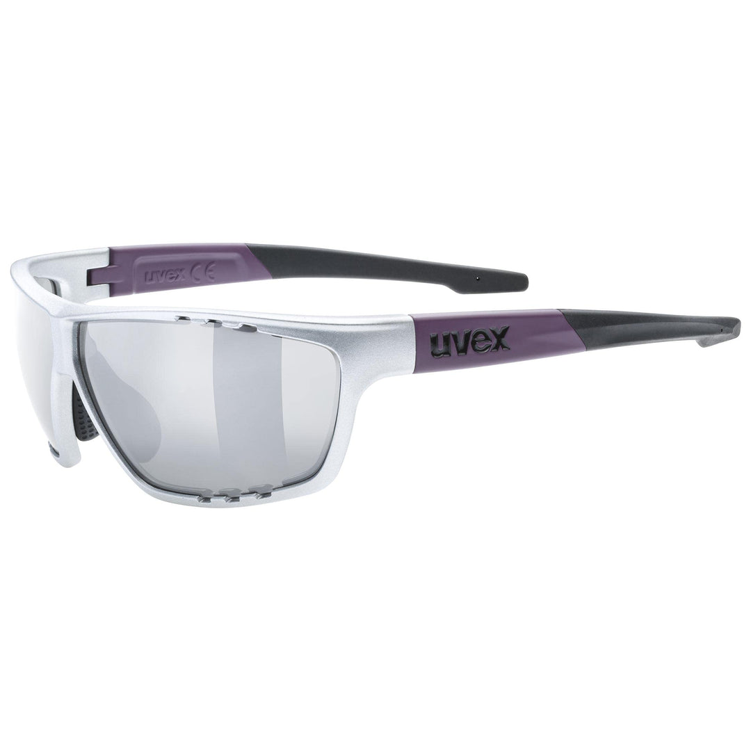 uvex Unisex – Erwachsene, sportstyle 706 Sportbrille Einheitsgrösse silver plum matt/silver, Einheit