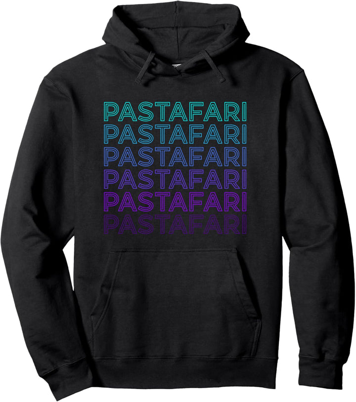 Pastafari fliegendes Spaghettimonster FSM Retro Pullover Hoodie