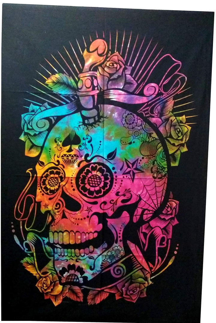 Purpledip Wandbehang/Wandteppich, Motiv"Smiling Death", Baumwolle