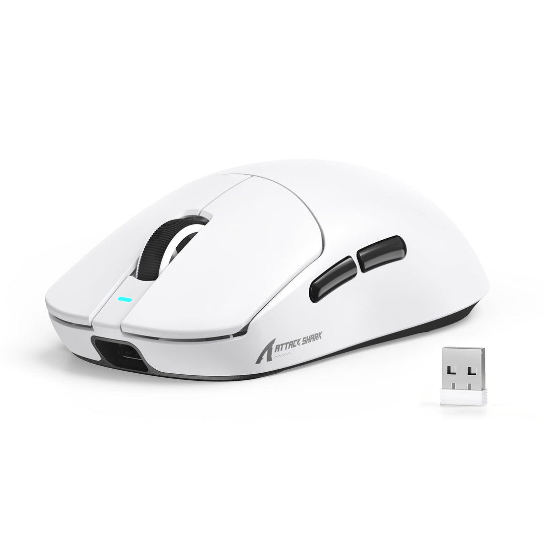 MAMBASNAKE X ATTACK SHARK X8SE 55g ultraleichte kabellose Gaming Maus–bis zu 25000 DPI,PixArt PAW331