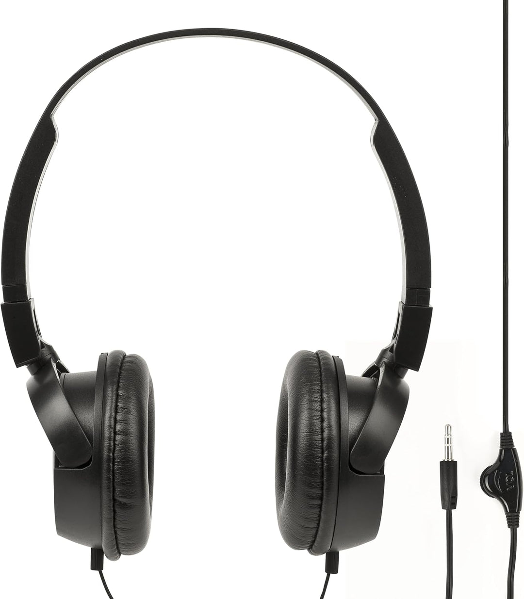 Trevi HTV 649 B Stereo-TV-Kopfhörer mit bequemem und leichtem Kabel, integrierte Lautstärkeregler, h