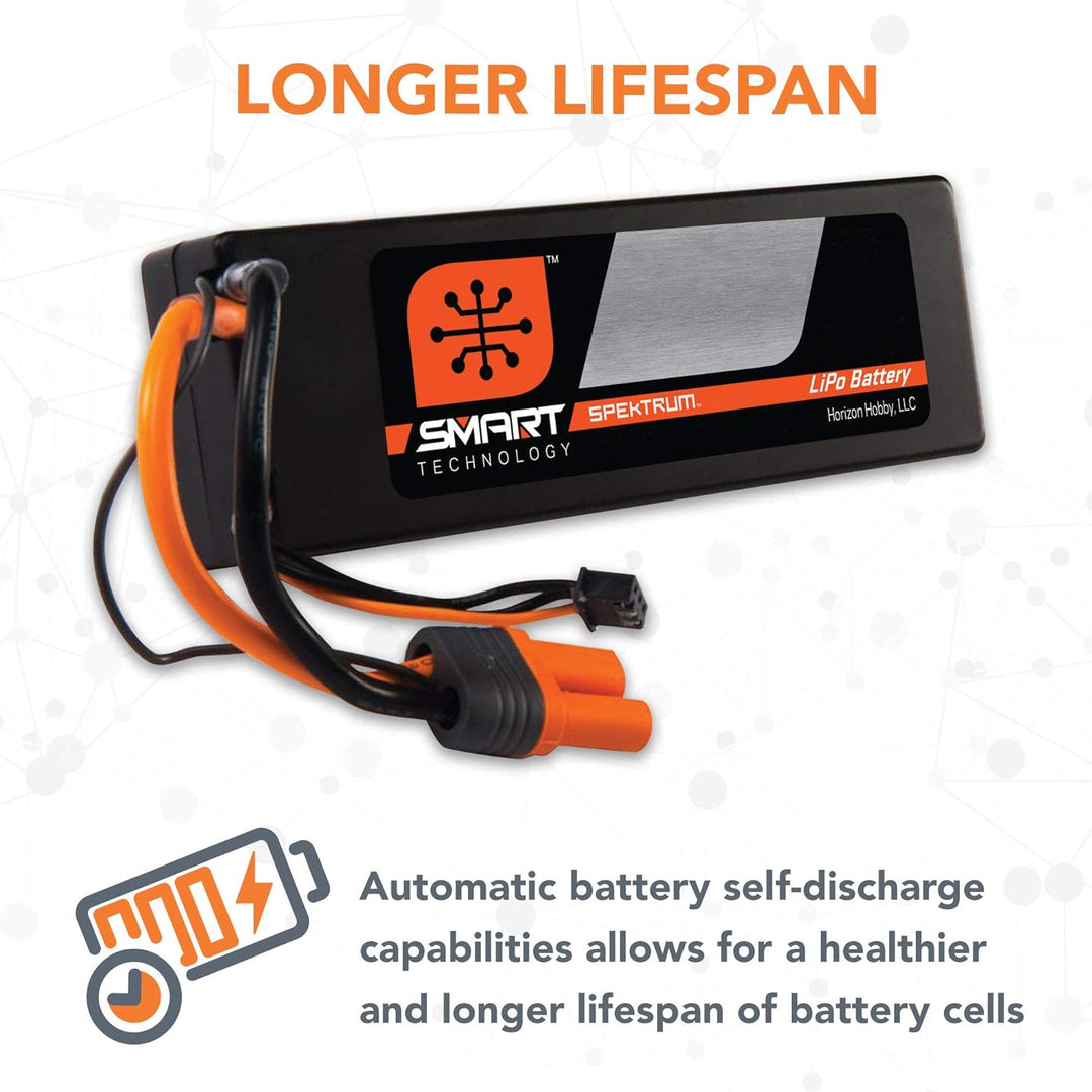 7,4 V 5000mAh 2S 100C Smart Hardcase LiPo-Akku: IC5