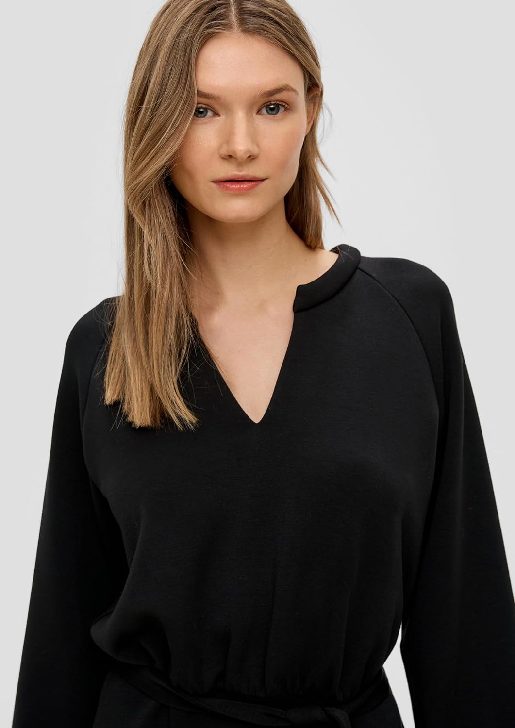 s.Oliver BLACK LABEL Damen Kleid mit Bindegürtel 38 9999, 38 9999