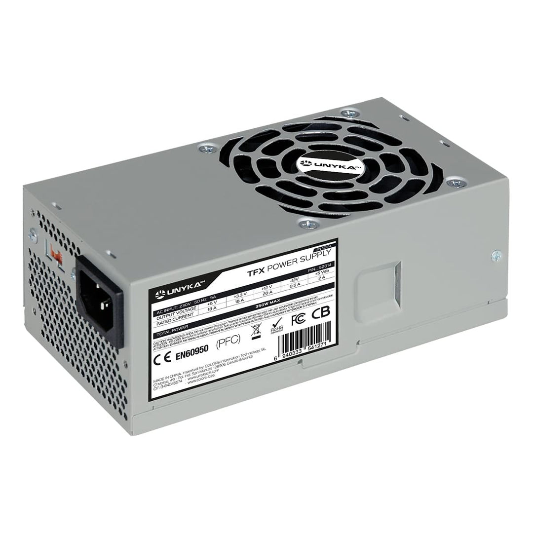 Uniykach Stromquelle TFX 350 350 W grau (350 W, 115 – 230 V, 50 – 60 Hz, Aktiv, 59,4 W, 240 W)