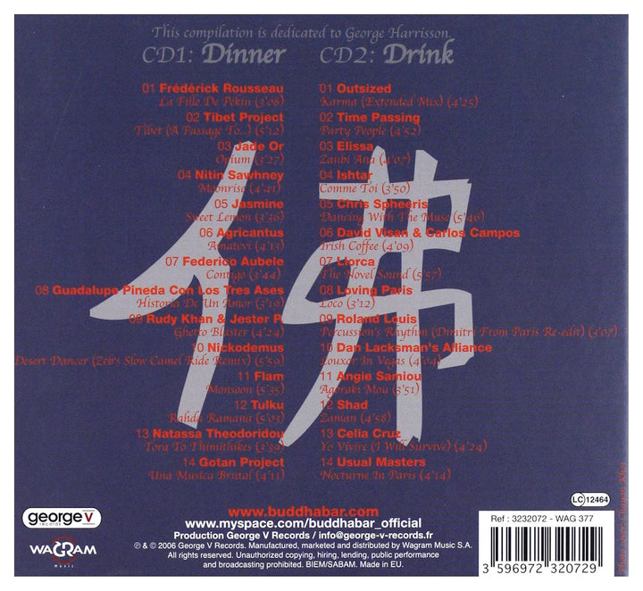 Buddha-Bar Vol.4, Audio-CD