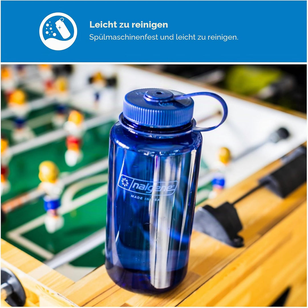 Nalgene Trinkflasche Monochrome Collection - BPA-freie Wasserflasche aus recycelten Materialien, Den