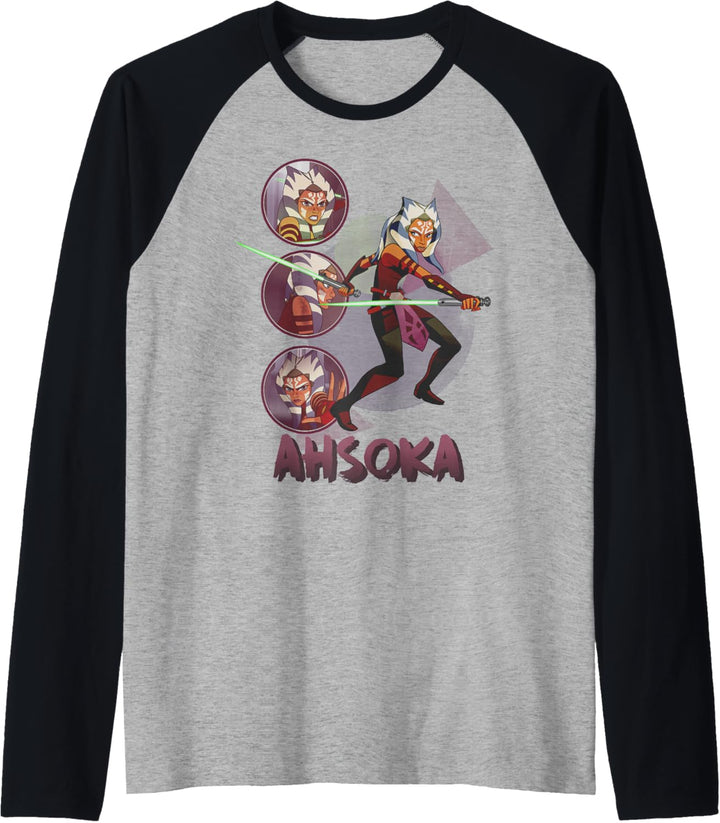 Star Wars Forces of Destiny Ahsoka Expression Shapes Raglan