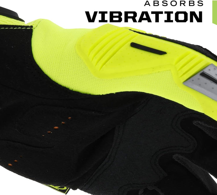 Mechanix Wear: Hi-Viz M-Pact Arbeitshandschuhe – Berührungsfähig, Aufprallschutz, absorbiert Vibrati