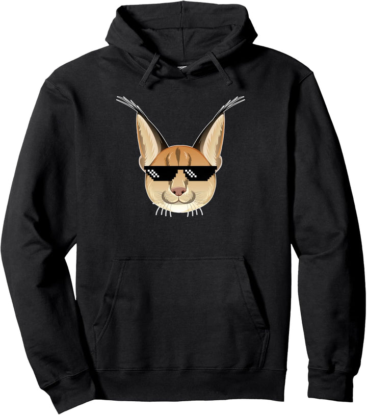 Grosse Floppa Lustiges Karakal-Meme Katzenfloppa-Meme Pullover Hoodie