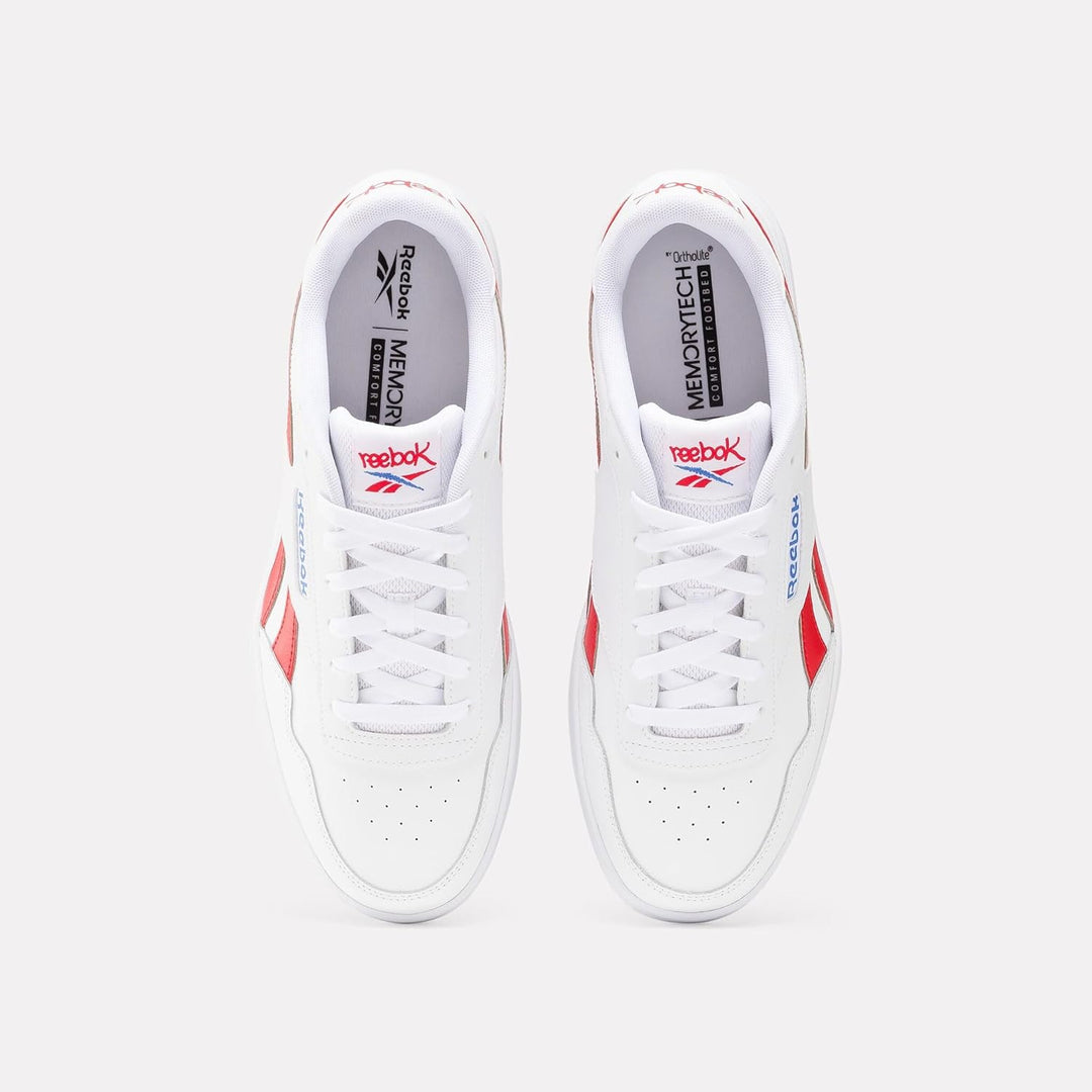 Reebok Unisex Court Advance Sneaker 40 EU Ftwwht Kinblu Vecred, 40 EU Ftwwht Kinblu Vecred