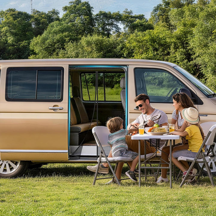 Moskitonetz Magnetisch für VW T5 T6 Schiebetür,Auto-Insektennetz & Fliegengitter mit Schattennetz, C