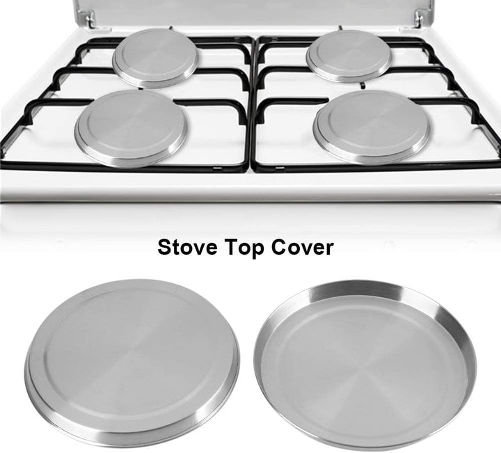 Garosa Brenner-Abdeckung, 4 Stück/Set Edelstahl Küche Herd Top Brenner Abdeckungen Herd Schutz Unive