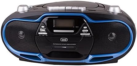 Trevi radioriproduttore Stereo cmp574 USB, Kassette, CD, MP3, SB, SD Card, 20 W blau, blau