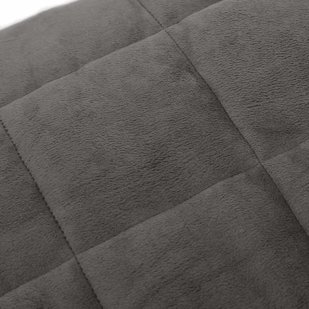 Revera Gewichtsdecke grau 155 x 220 cm 11 kg Stoff
