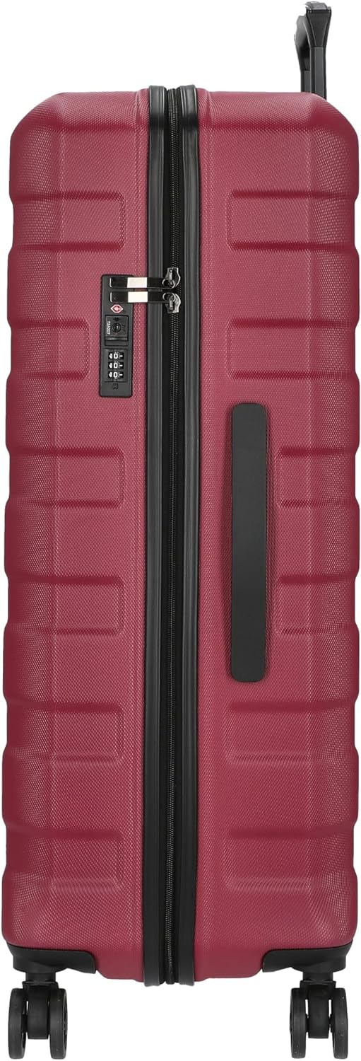 D&N Travel Line 2400-4-Rollen-Trolley L 78 cm pink, Pink
