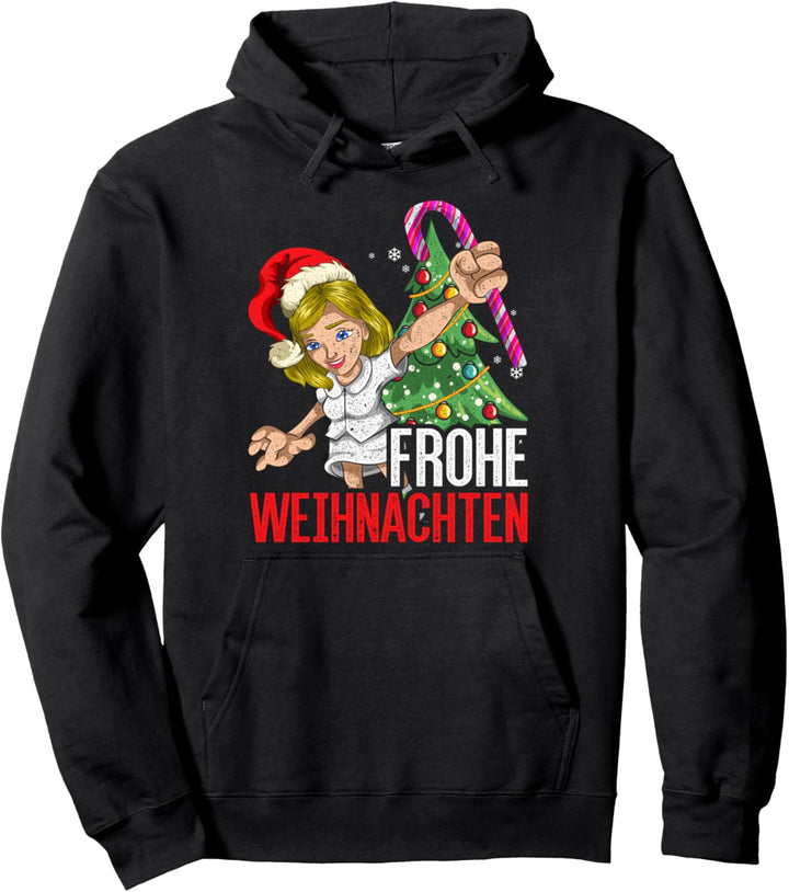 Frauen Heiligabend Frohe Weihnachten Krankenschwester Pullover Hoodie